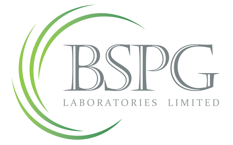 Logo image at BSPG Laboratories